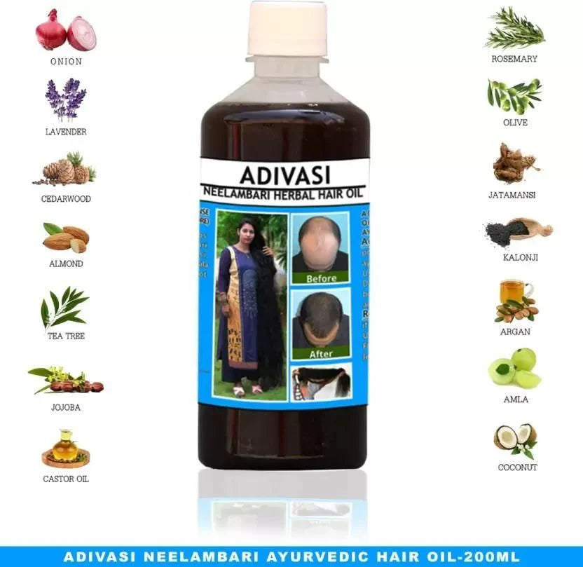 Adivasi Herbal Hair Oil 100% Original