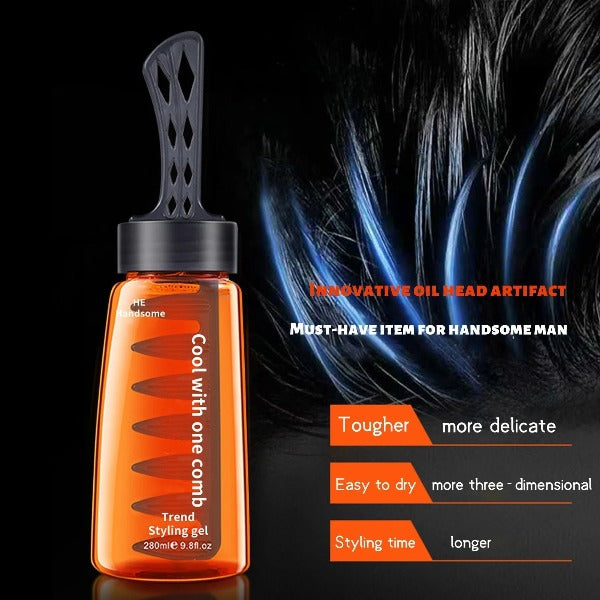 Hair Styling Gel With Comb - BK ONLINE SHOP